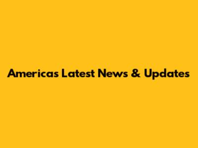 America's Latest News & Updates