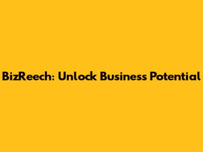 BizReech: Unlock Business Potential