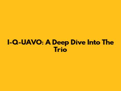 I-Q-UAVO: A Deep Dive Into The Trio