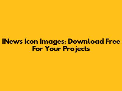 INews Icon Images: Download Free For Your Projects