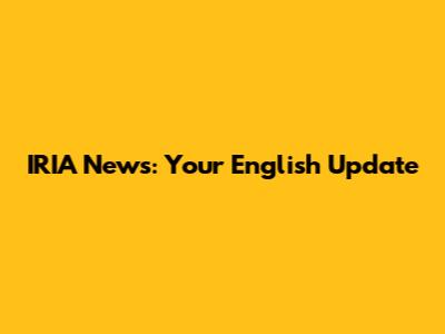 IRIA News: Your English Update