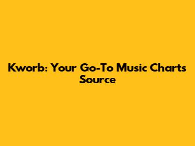 Kworb: Your Go-To Music Charts Source