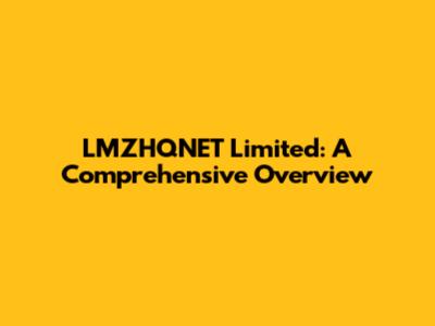 LMZHQNET Limited: A Comprehensive Overview