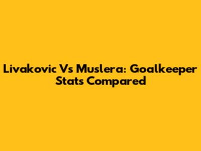 Livakovic Vs Muslera: Goalkeeper Stats Compared