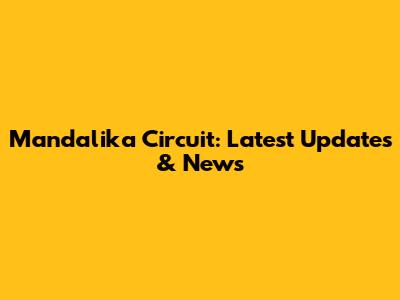 Mandalika Circuit: Latest Updates & News