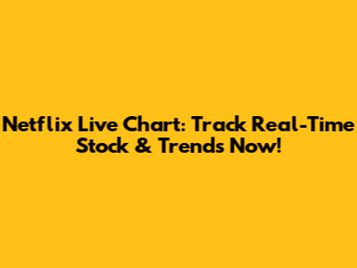 Netflix Live Chart: Track Real-Time Stock & Trends Now!