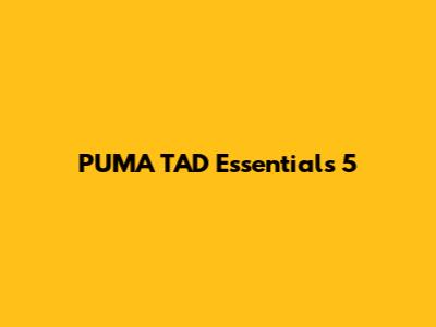 PUMA TAD Essentials 5