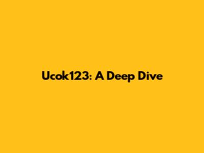 Ucok123: A Deep Dive