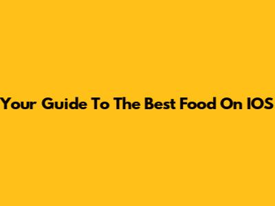 Your Guide To The Best Food On IOS