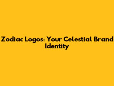 Zodiac Logos: Your Celestial Brand Identity